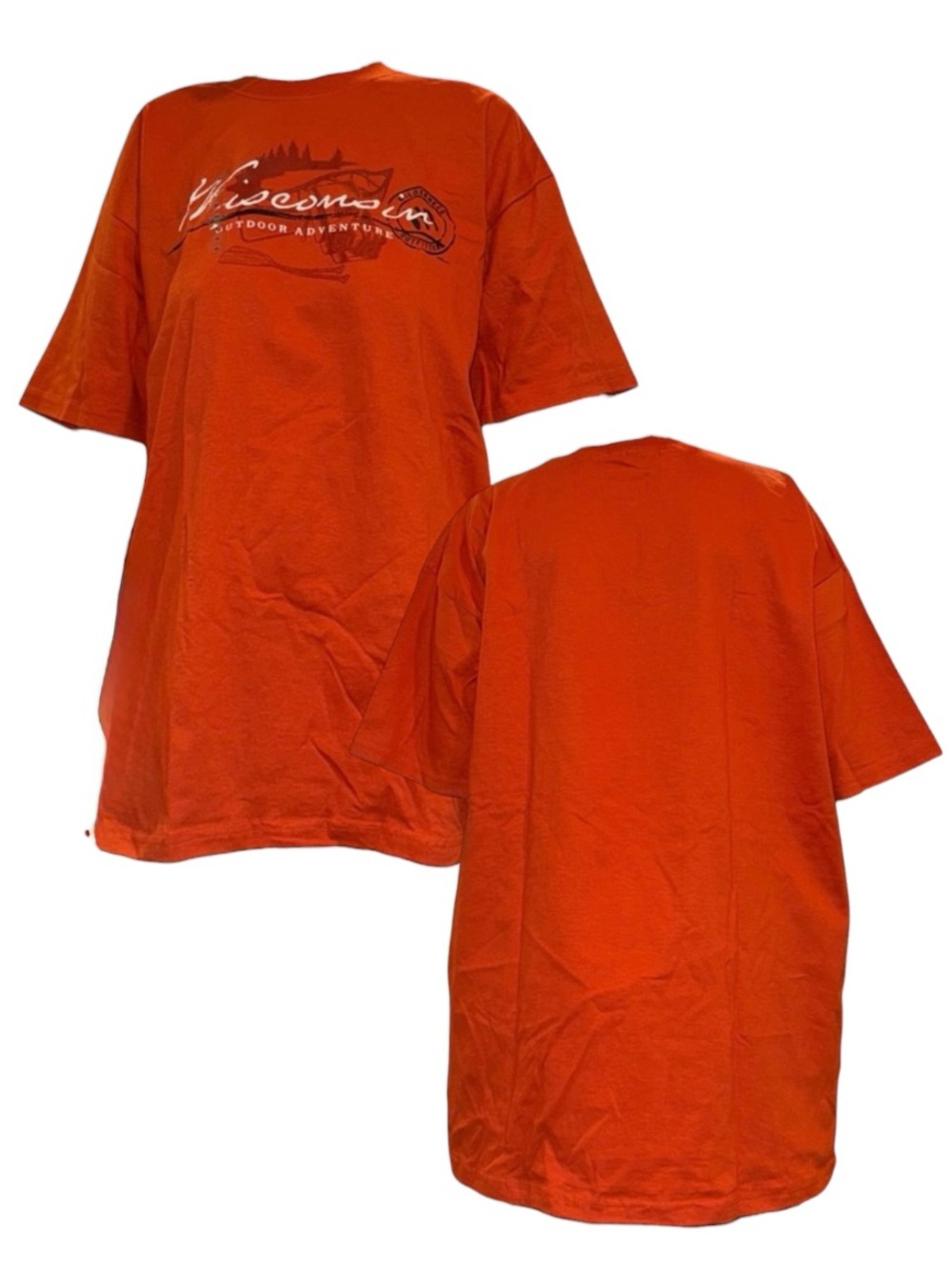 Wisconsin Outdoor Adventure Orange T-Shirt